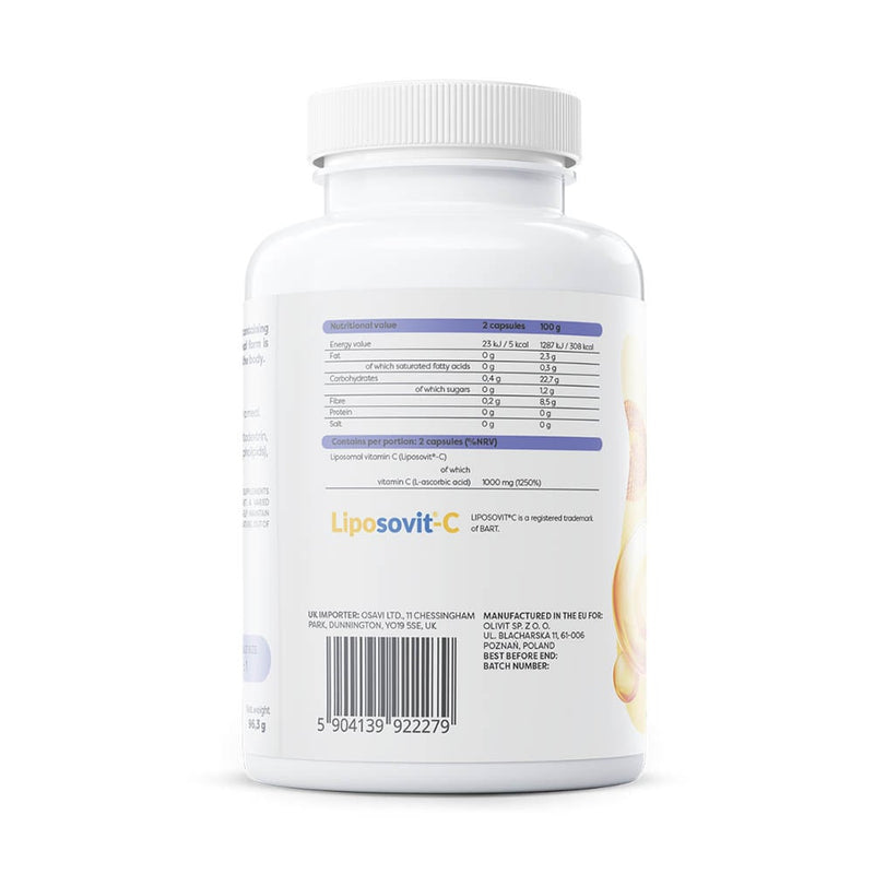 Încărcați imaginea în vizualizatorul Galerie, Liposomal Vitamin C, 1000 mg, Osavi, 120 capsule
