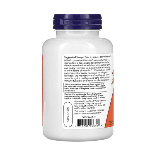 Liposomal Vitamin C, NOW Foods, 120 capsule