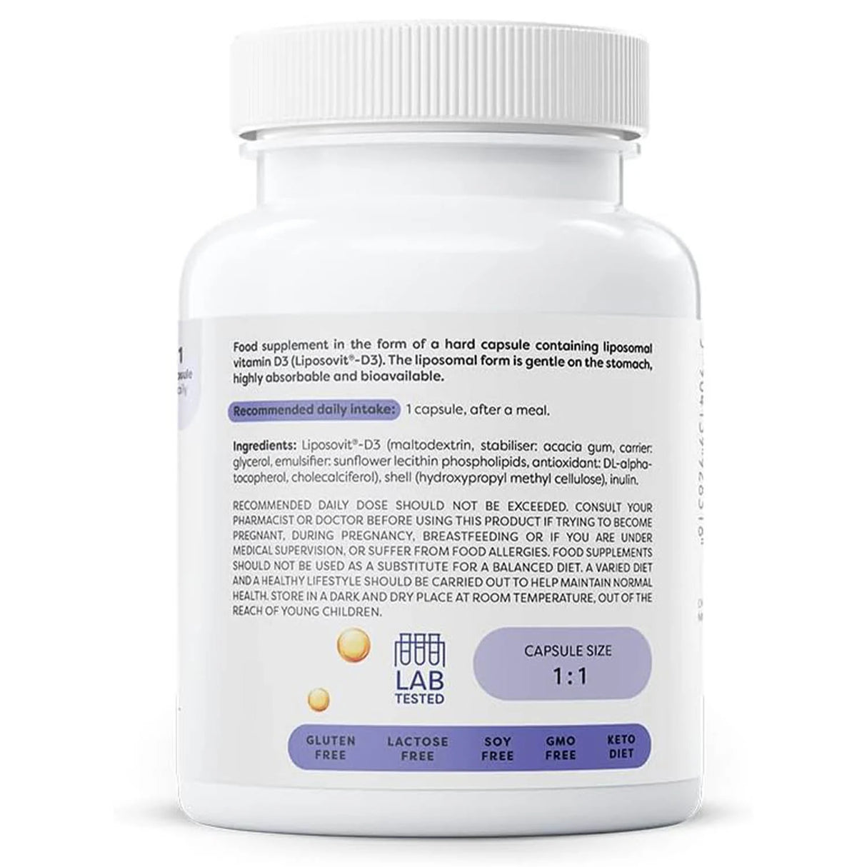 Liposomal Vitamin D3, 4000 IU, Osavi, 60 capsule