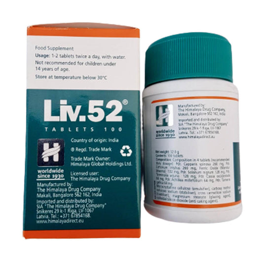 Liv 52 (Hepatoprotector), Himalaya, 100 tablete