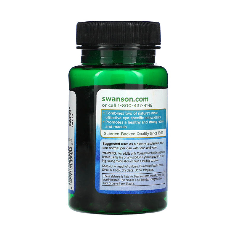 Încărcați imaginea în vizualizatorul Galerie, Lutein &amp; Bilberry (Ochi si Vedere) Swanson, 120 softgels SWU990
