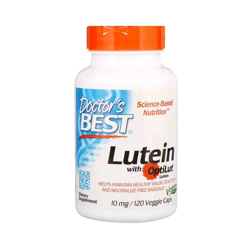 Încărcați imaginea în vizualizatorul Galerie, Lutein with Zeaxanthin OptiLut, 10mg, Doctor&#39;s Best, 120 capsule
