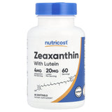 Luteina cu Zeaxantina, 20 mg, Nutricost, 60 Softgels