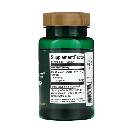 Lyc-O-Mato Lycopene, 10 mg, Swanson, 60 softgels SWU1022
