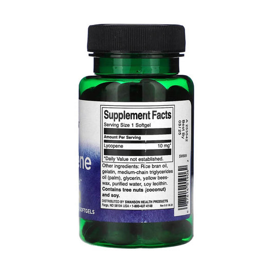 Lycopene (Licopina), 10 mg, Swanson, 120 softgels SW906