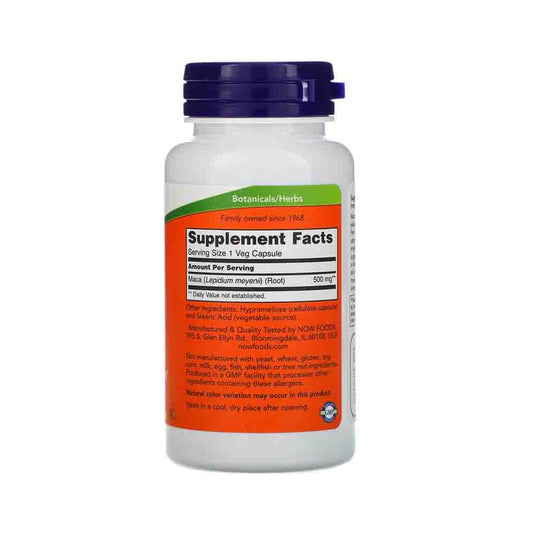 MACA, 500mg, Now Foods, 100 capsule