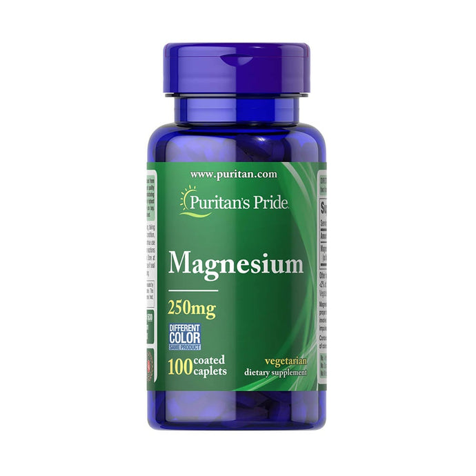 Magnesium, 250 mg, Puritan's Pride, 100 Capsule