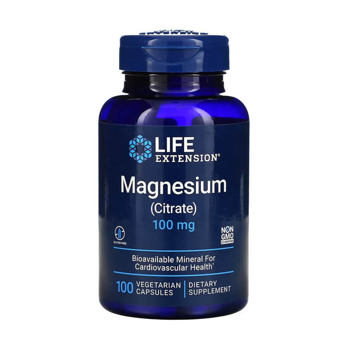 Magnesium Citrate, 100 mg, Life Extension, 100 capsule