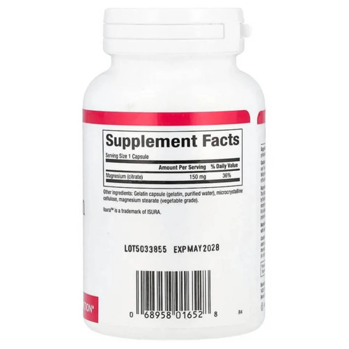 Magnesium Citrate, 150 mg, Natural Factors, 90 capsule