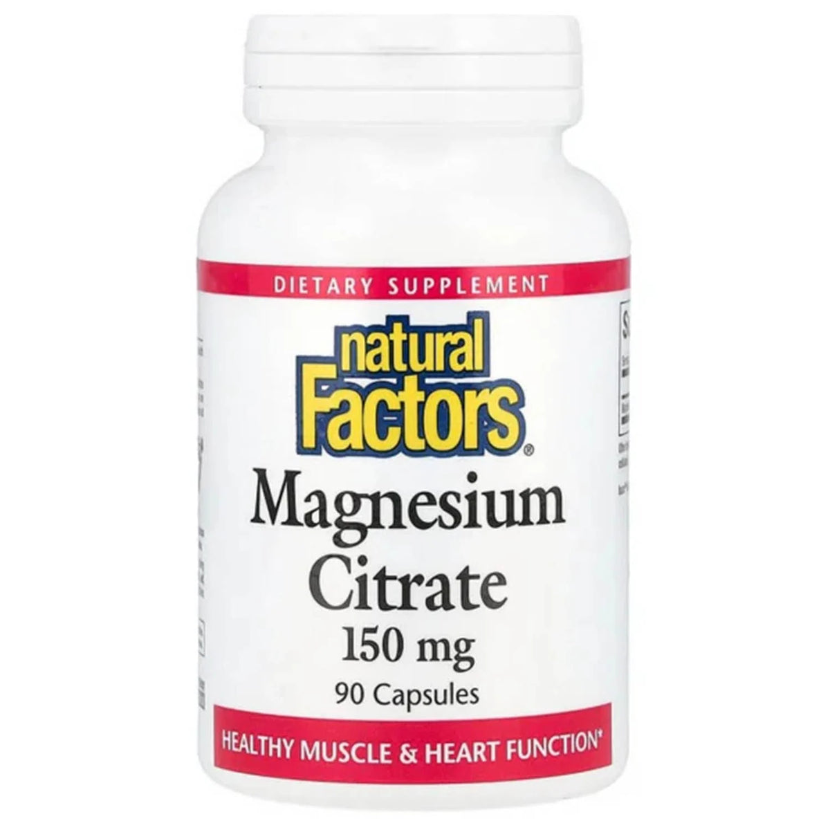 Magnesium Citrate, 150 mg, Natural Factors, 90 capsule