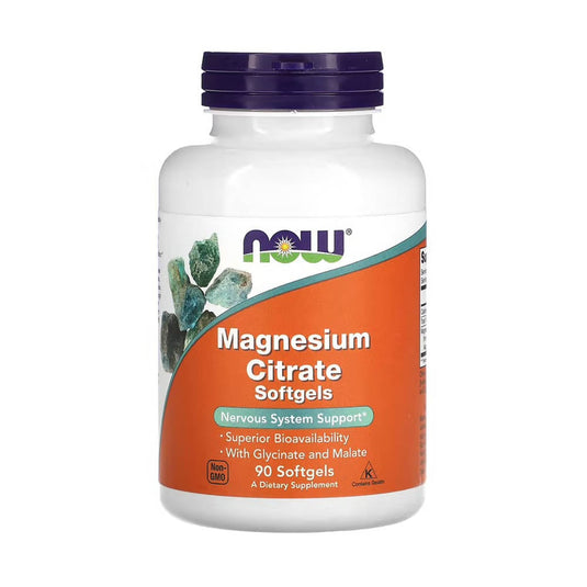 Magnesium Citrate 200 mg, Now Foods, 100 tablete