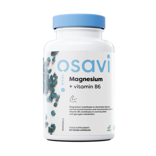 Magnesium Citrate + Vitamina B6, Osavi, 90 capsule