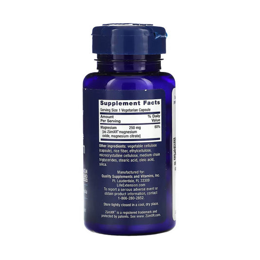 Magnesium Extend-Release, 250 mg, Life Extension, 60 capsule