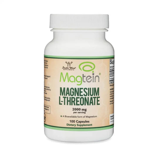 Magnesium L-Threonate (Magtein), 2000 mg, Double Wood Supplements, 100 capsule