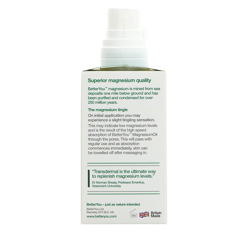 Magnesium Oil Sensitive Spray (Transdermic), BetterYou, 100ml