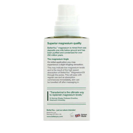 Magnesium Oil Sensitive Spray (Transdermic), BetterYou, 100ml