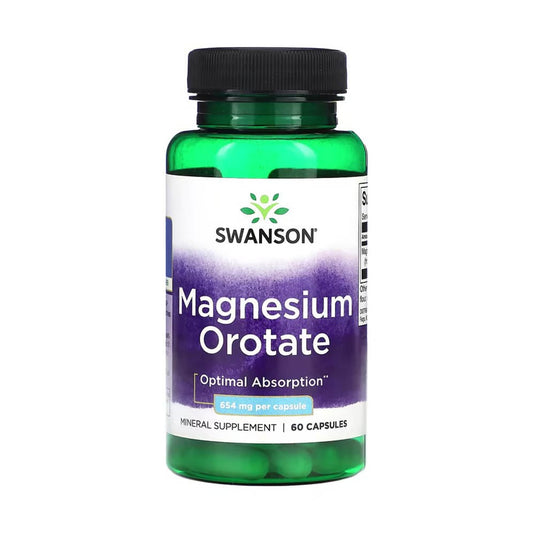 Magnesium Orotate, 654 mg, Swanson, 60 capsule SWU665