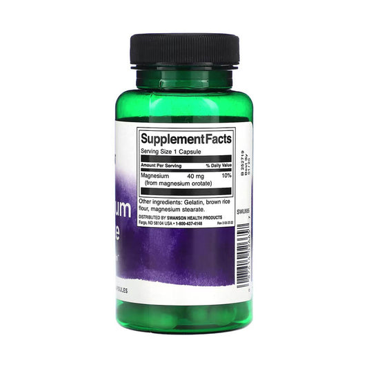 Magnesium Orotate, 654 mg, Swanson, 60 capsule SWU665
