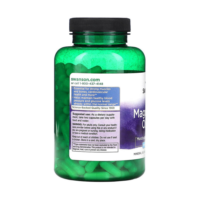 Încărcați imaginea în vizualizatorul Galerie, Magnesium Oxide, 200 mg, Swanson, 250 capsule SW196
