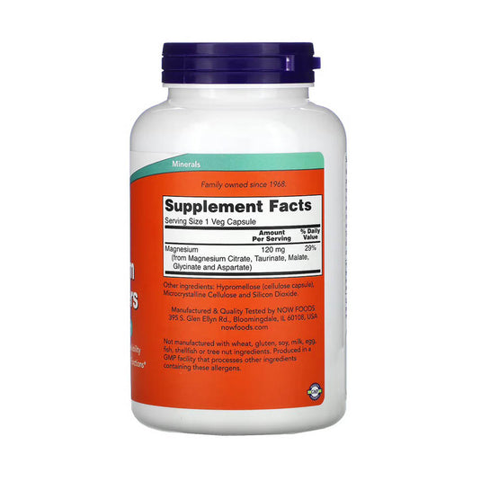 Magnesium Transporters (5 Forme de Magneziu), Now Foods, 180 capsule