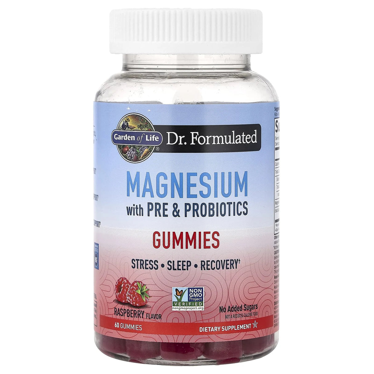 Magnesium with Pre & Probiotics Gummies, Garden of Life, 60 jeleuri