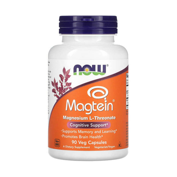Magtein, Magnesium L-Threonate, Now Foods, 90 capsule