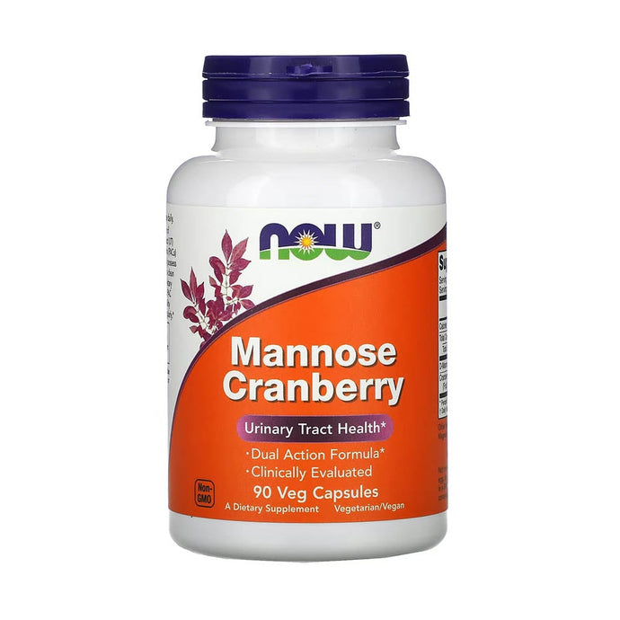 Mannose Cranberry (Sănătatea Tractului Urinar), Now Foods, 90 capsule