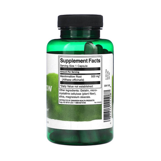 Marshmallow Root, (Nalbă Mare), 500 mg, Swanson, 90 capsule SW1108