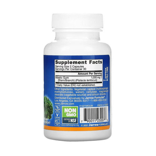 Mastic Gum (Guma de Mastic), Jarrow Formulas, 60 capsule