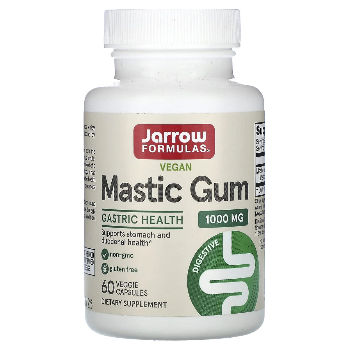 Mastic Gum (Guma de Mastic), Jarrow Formulas, 60 capsule
