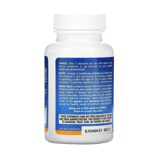 Mastic Gum (Guma de Mastic), Jarrow Formulas, 60 capsule