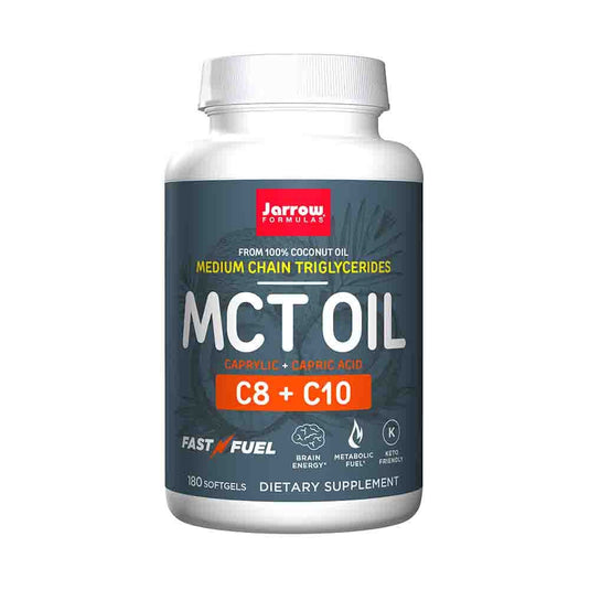 MCT Oil, 1000mg, Jarrow, 180 softgels