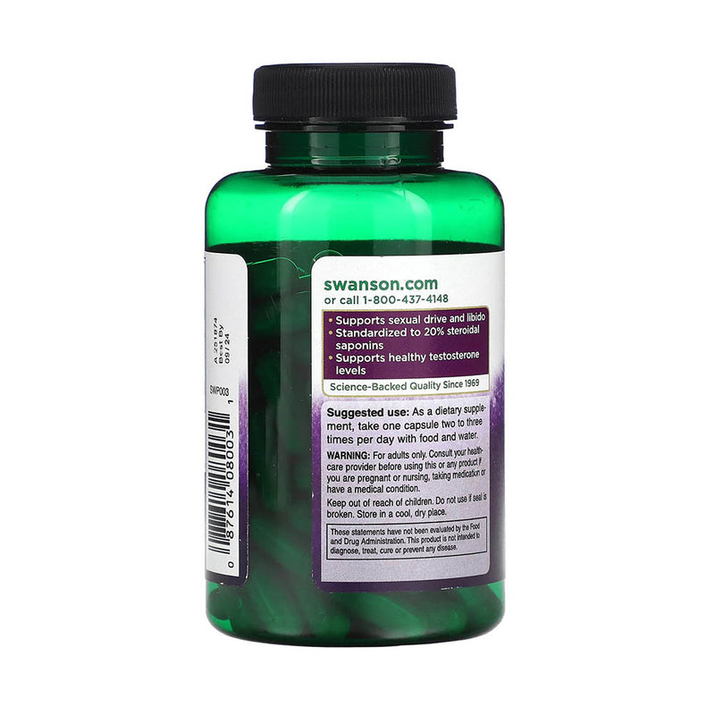 Încărcați imaginea în vizualizatorul Galerie, Mega Tribulus Extract, 250 mg, Swanson, 120 capsule SWP003
