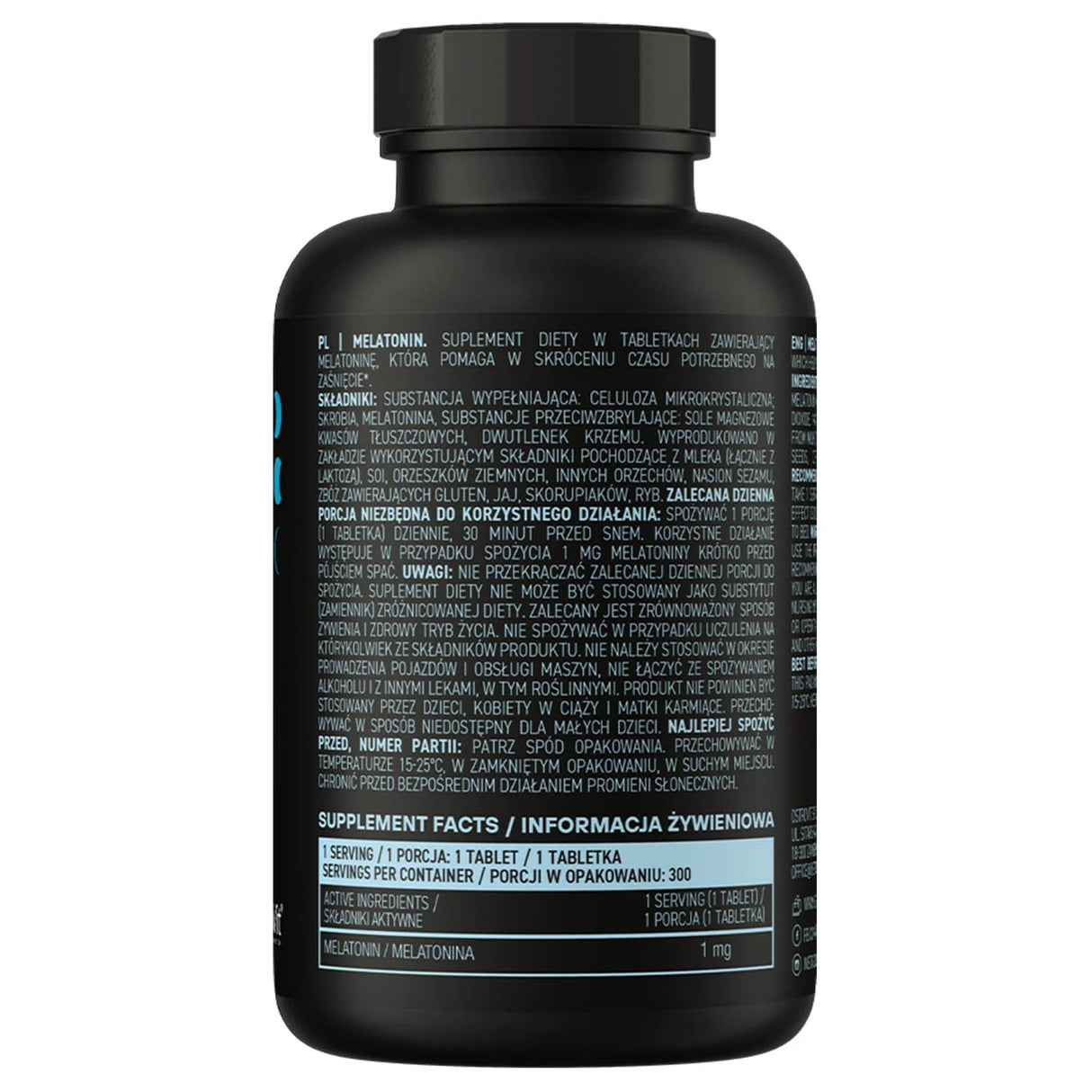 Melatonin, 1 mg, Keep Sleep OstroVit, 300 tablete