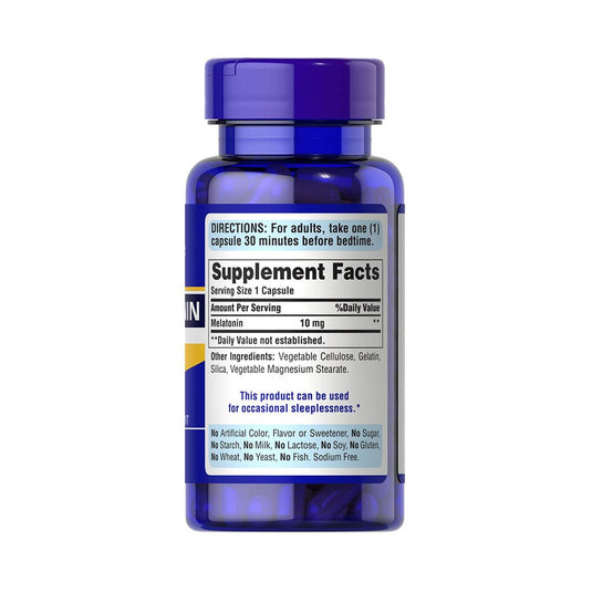 Melatonin, 10 mg, Puritans Pride, 60 capsule
