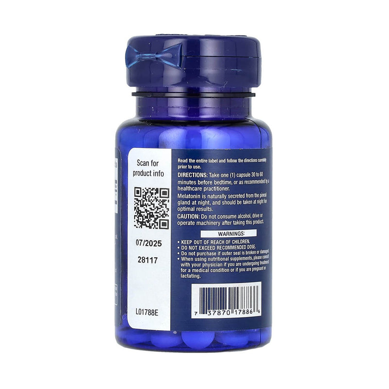 Încărcați imaginea în vizualizatorul Galerie, Melatonin, 6 Hour Timed Release, 750 mcg, Life Extension, 60 tablete
