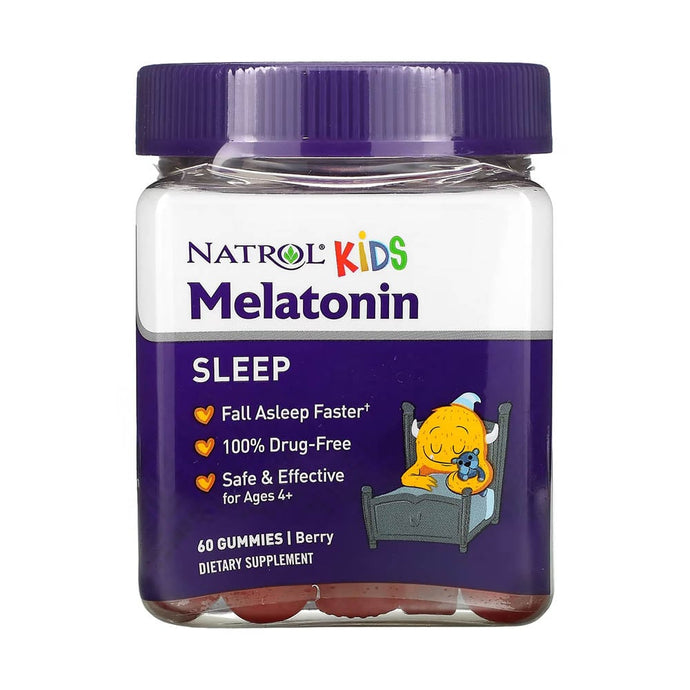Melatonin Kids Berry (+4 Ani), Natrol, 60 jeleuri