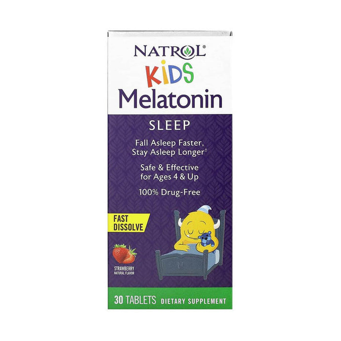 Melatonin Kids, Fast Dissolve, Natrol, 30 Tablete Dizolvabile