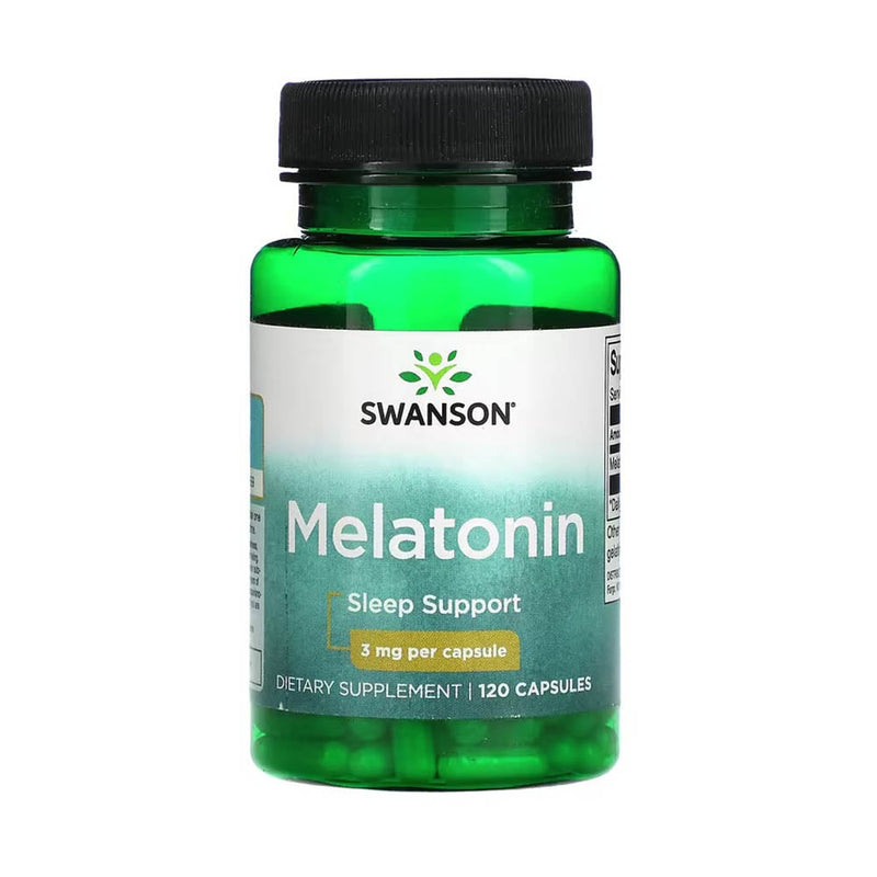 Încărcați imaginea în vizualizatorul Galerie, Melatonin (Melatonina), 1 mg, Swanson, 120 capsule SW542
