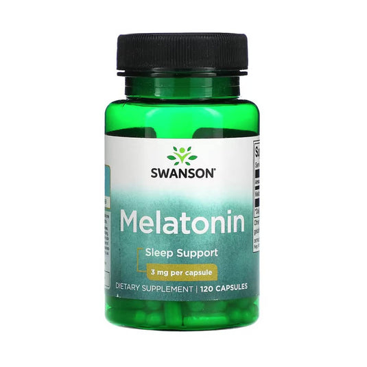 Melatonin (Melatonina), 1 mg, Swanson, 120 capsule SW542