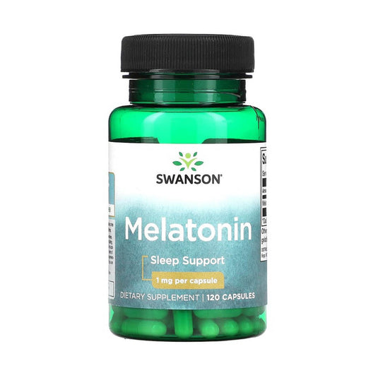 Melatonin (Melatonina), 1 mg, Swanson, 120 capsule SW542