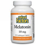 Melatonin, Stress-Relax, 10 mg, Natural Factors, 90 tablete