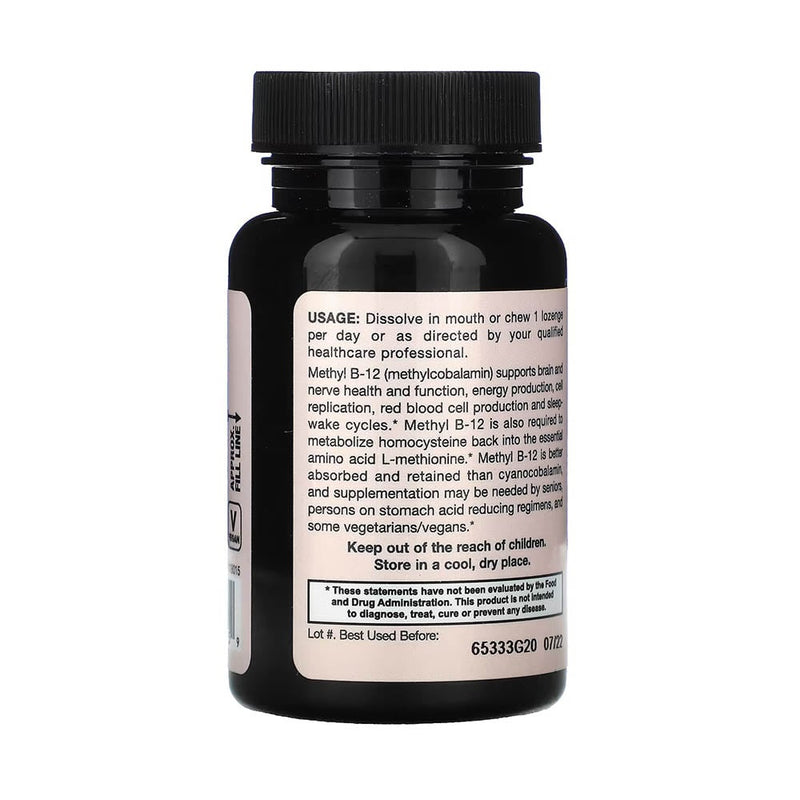 Încărcați imaginea în vizualizatorul Galerie, Methyl B-12 (Methylcobalamin), 500 mcg, Jarrow Formulas, 100 drajeuri
