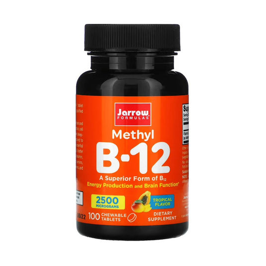 Methyl B-12 (Methylcobalamin), 500 mcg, Jarrow Formulas, 100 drajeuri