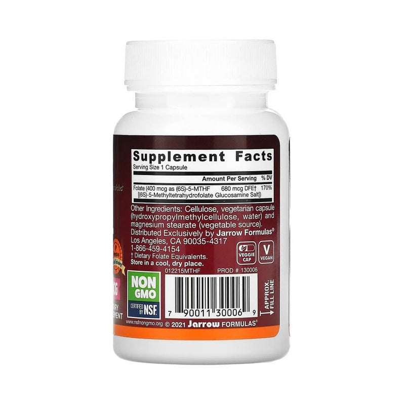 Încărcați imaginea în vizualizatorul Galerie, Methyl Folate (5-MTHF), 400 mcg, Jarrow Formulas, 60 capsule
