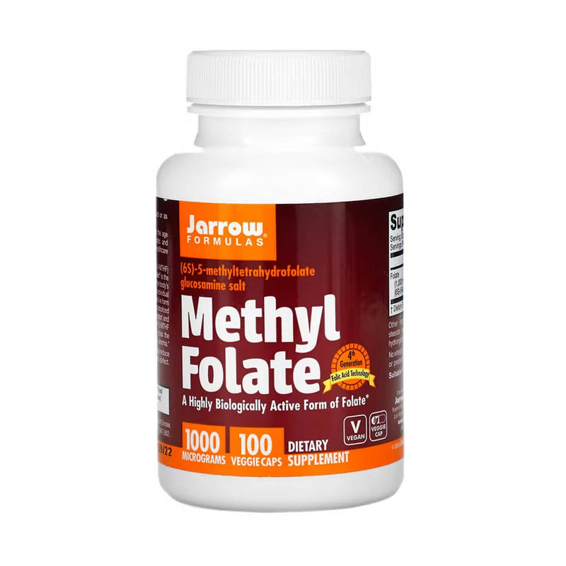 Încărcați imaginea în vizualizatorul Galerie, Methyl Folate (5-MTHF), 400 mcg, Jarrow Formulas, 60 capsule
