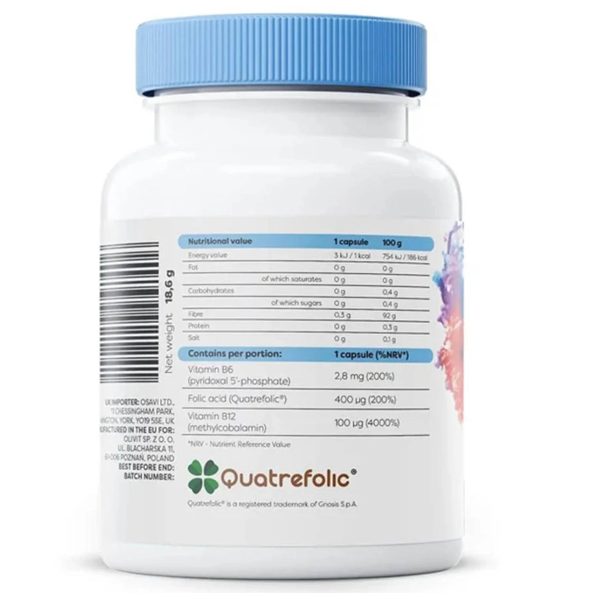 Methyl Folate & Methyl B12, Osavi, 60 capsule