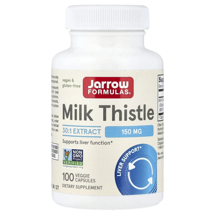 Milk Thistle 30:1 Extract, 150 mg, Jarrow Formulas, 100 capsule