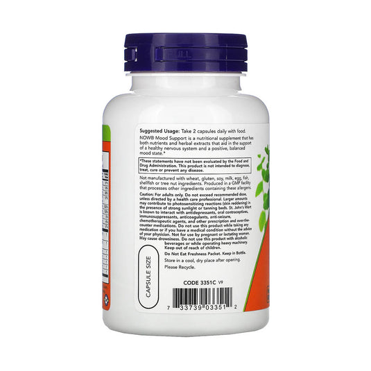 Mood Support with St. John's Wort, Now Foods, 90 capsule