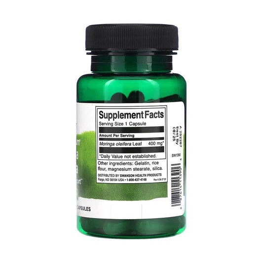 Moringa Oleifera, 400 mg, Swanson, 60 capsule SW1390